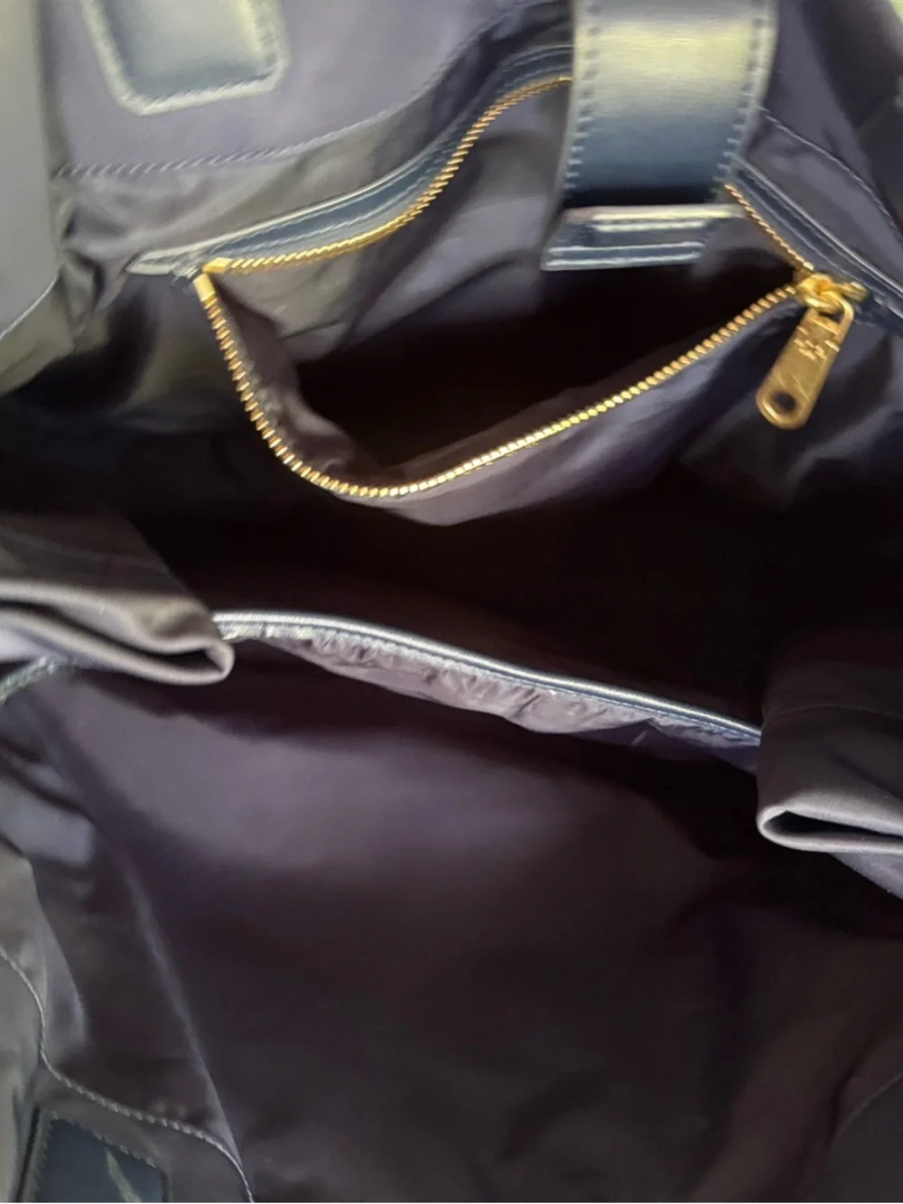Tory Burch Navy Reva Nylon Tote‎